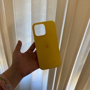 Apple Bright Yellow iPhone Case